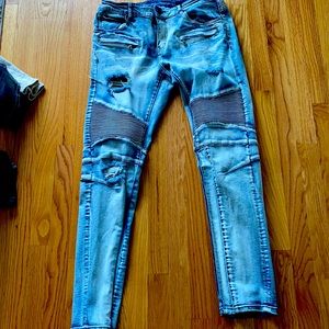 Crysp Denim slim straight 34-32 mens jeans